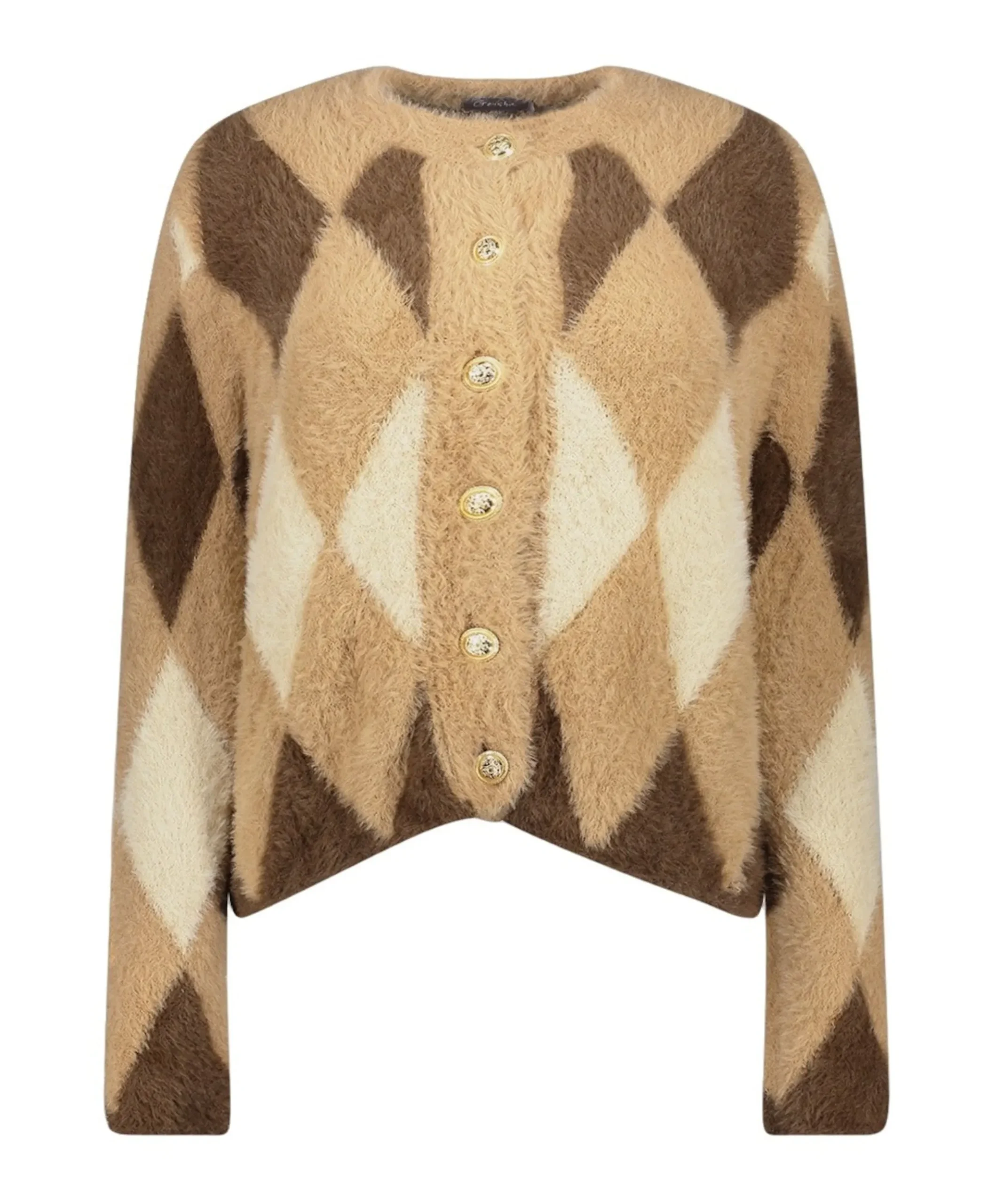 Dames vest beige