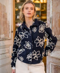 Dames vest blauw