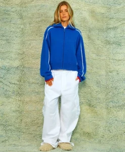 Dames vest blauw