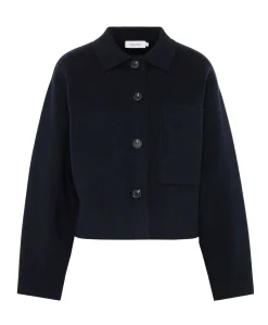 Dames vest blauw