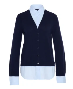 Dames vest blauw
