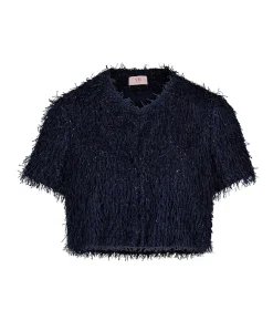 Dames vest blauw