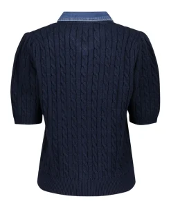 Dames vest blauw