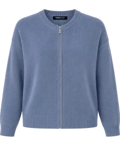 Dames vest blauw
