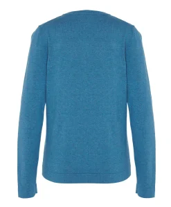 Dames vest blauw