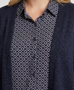 Dames vest blauw