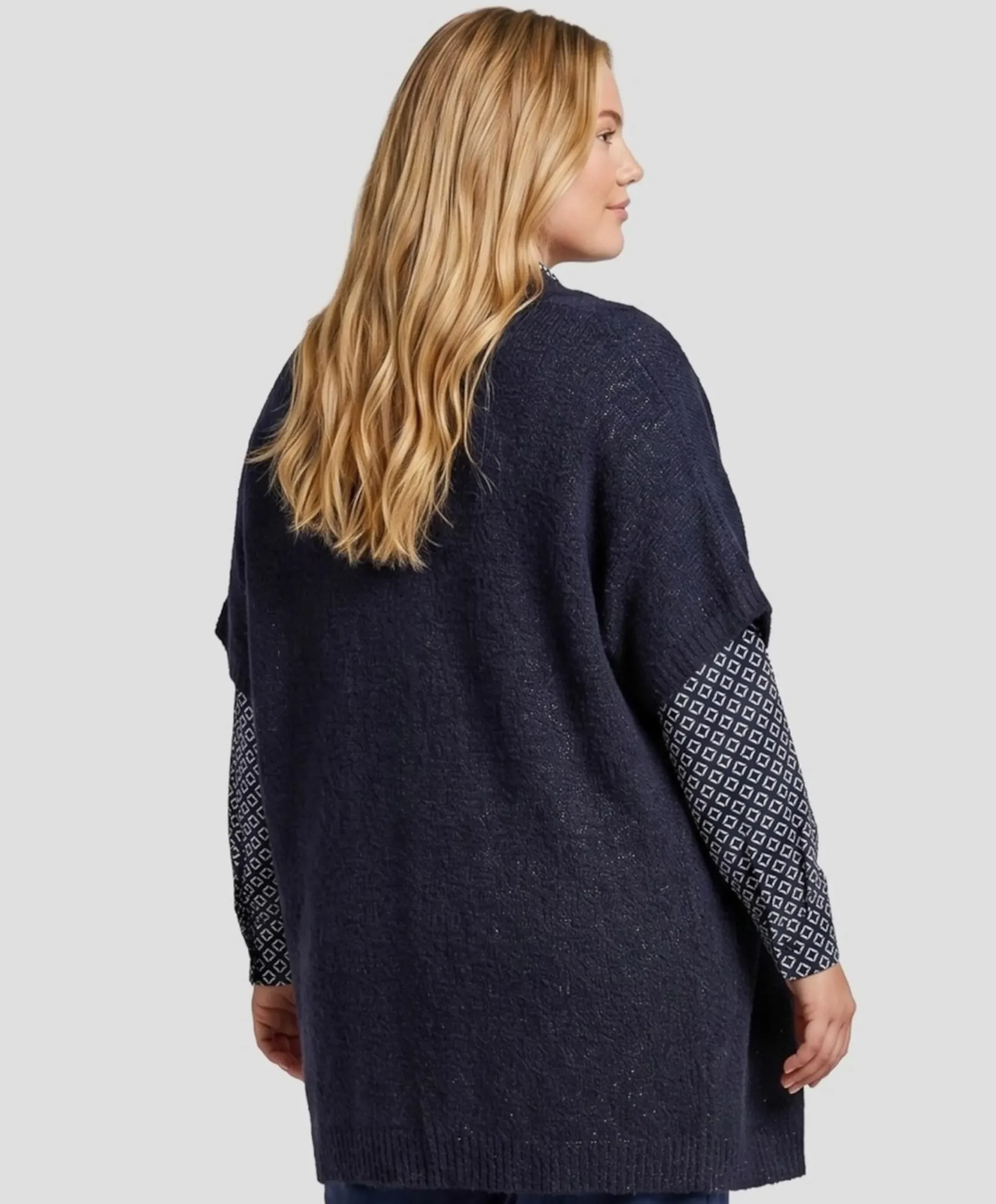 Dames vest blauw