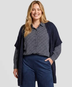 Dames vest blauw