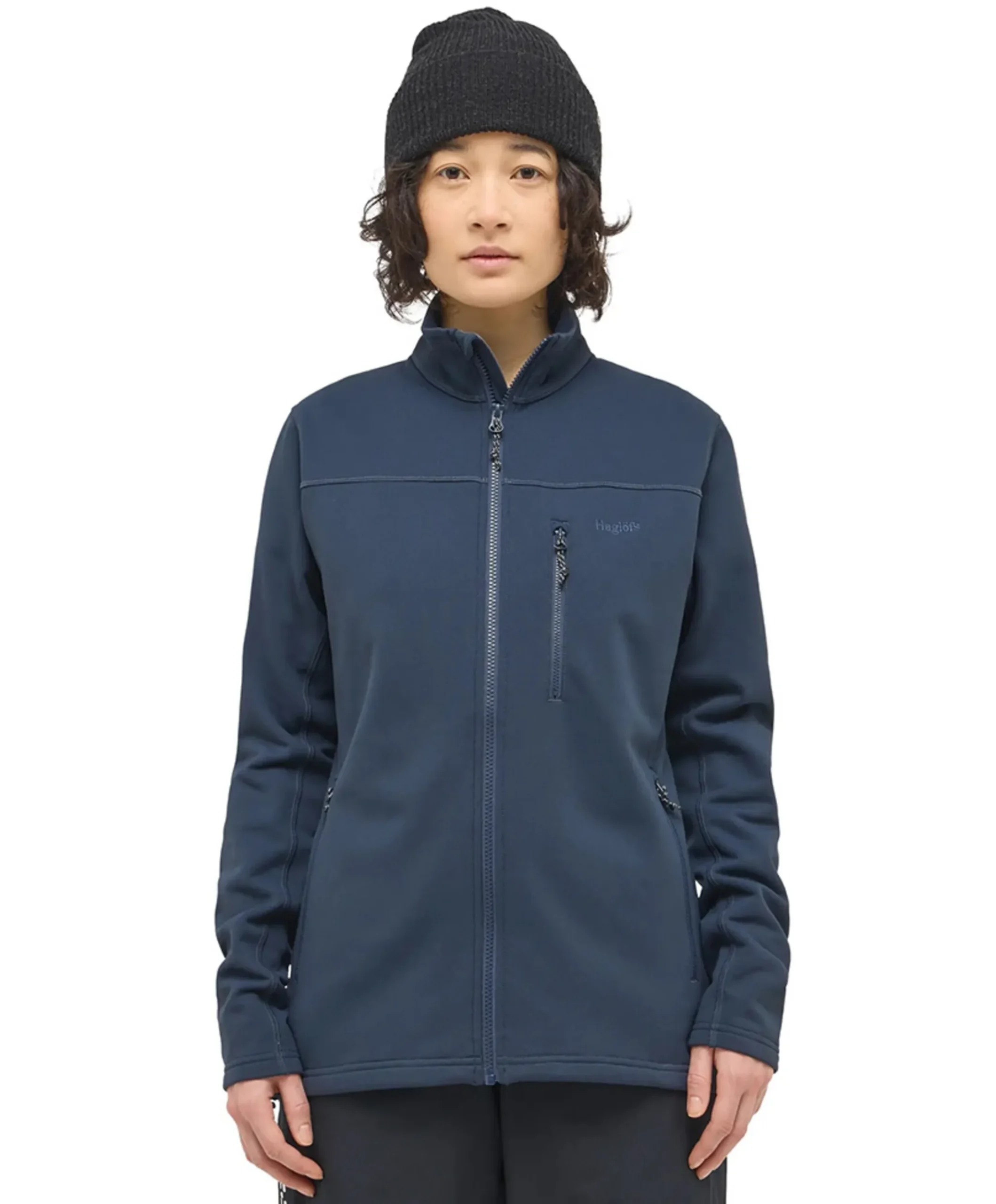 Dames vest blauw