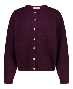 Dames vest bordeaux