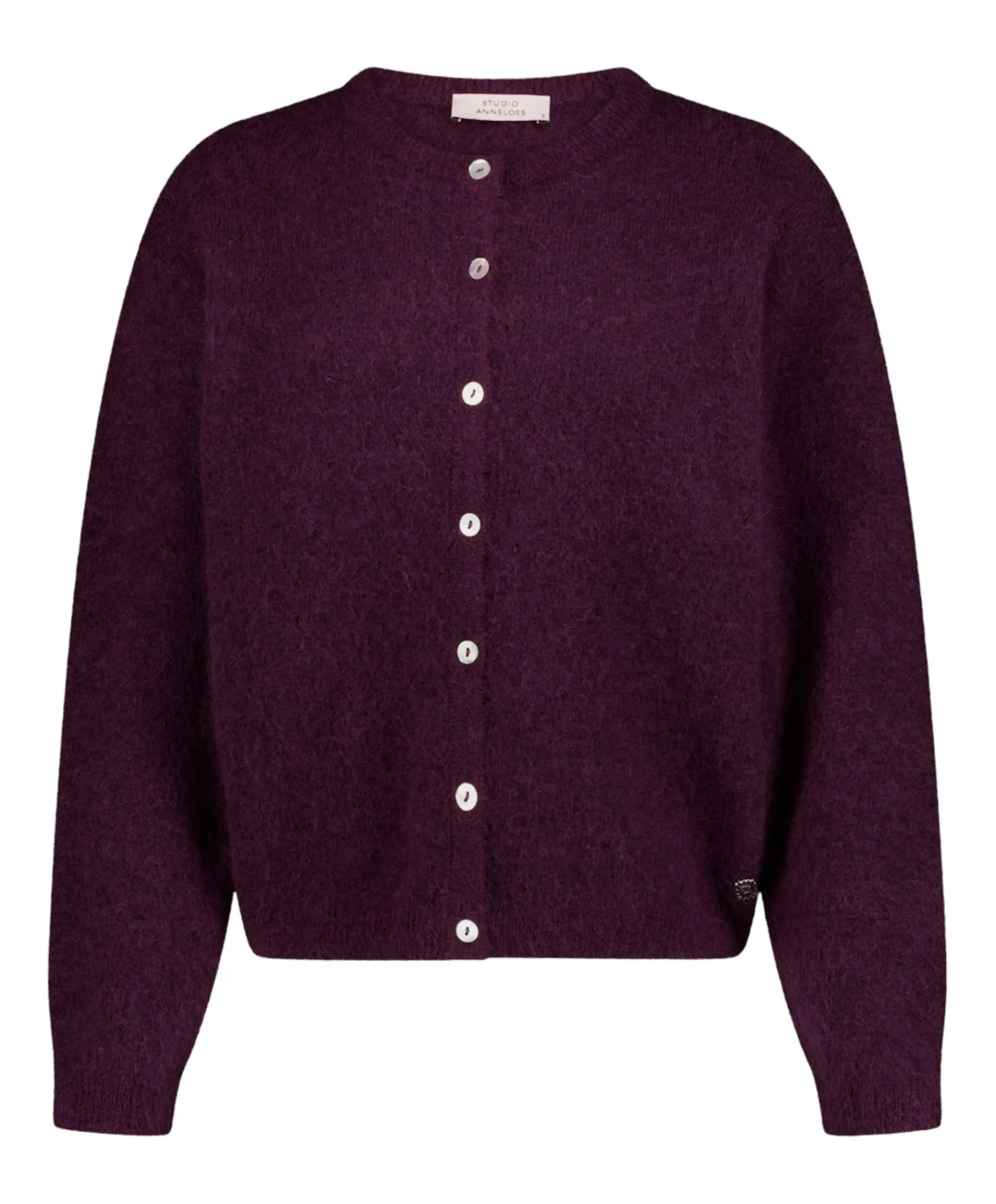 Dames vest bordeaux