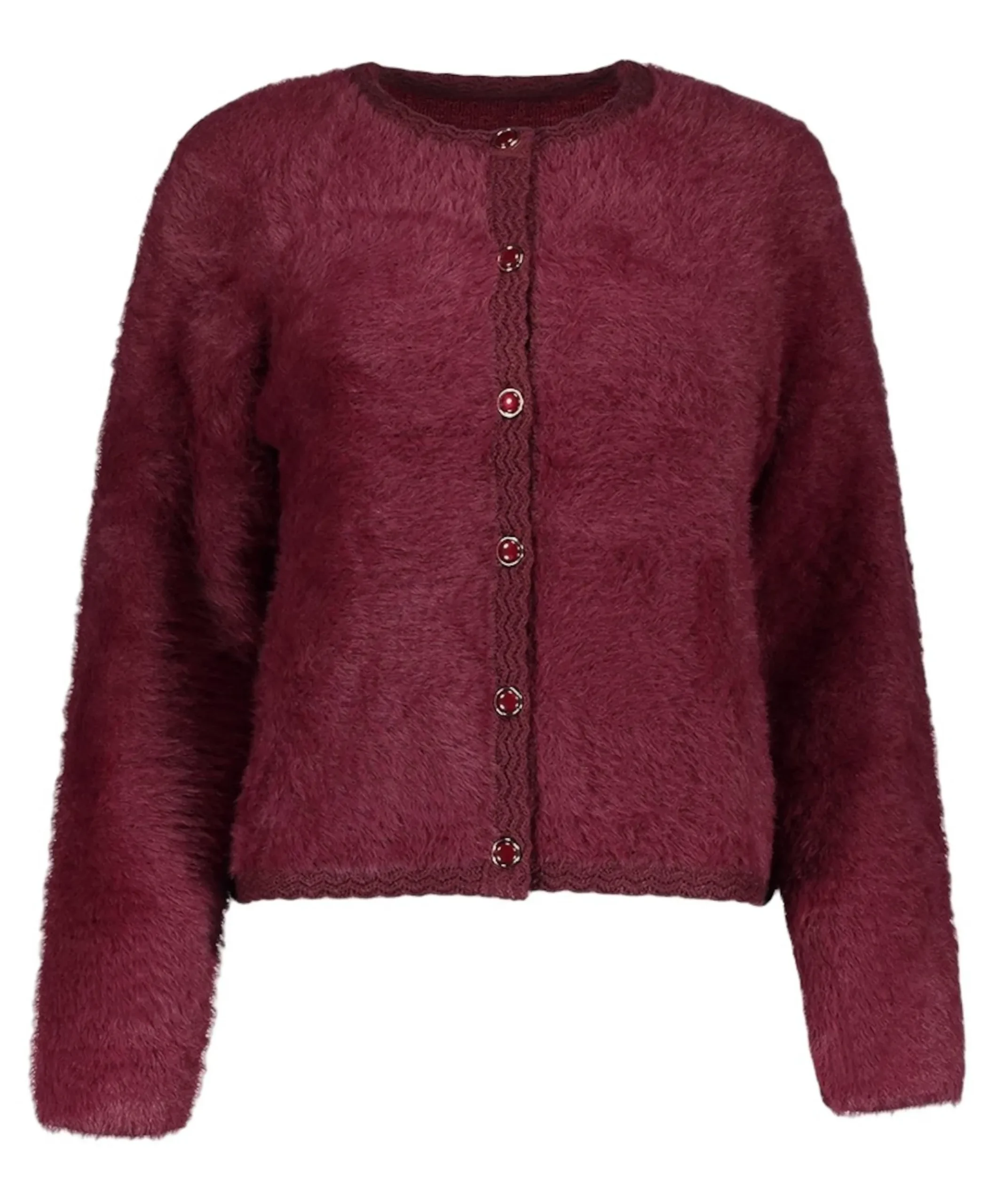 Dames vest bordeaux