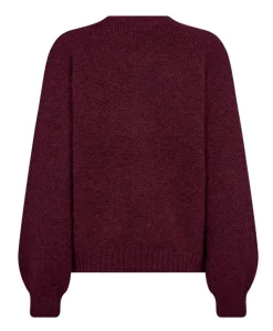 Dames vest bordeaux