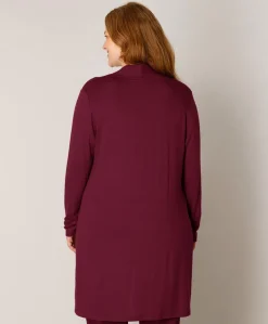 Dames vest bordeaux