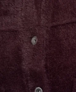 Dames vest bordeaux