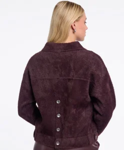 Dames vest bordeaux