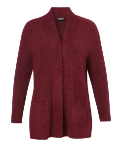 Dames vest bordeaux