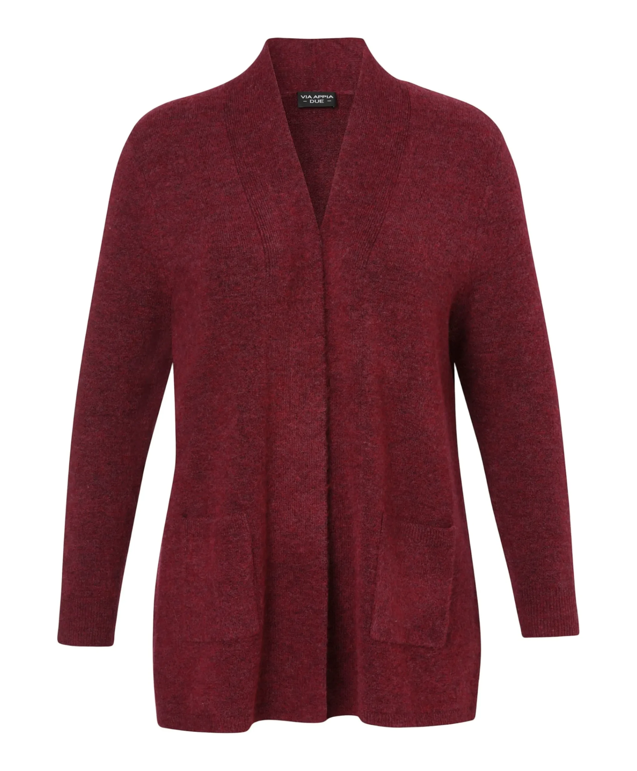 Dames vest bordeaux