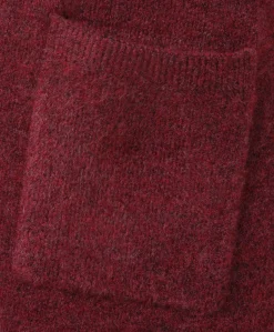 Dames vest bordeaux
