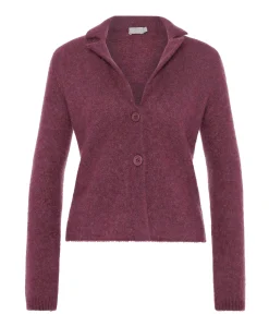 Dames vest bordeaux