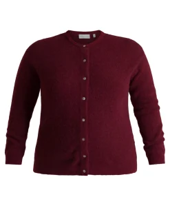 Dames vest bordeaux