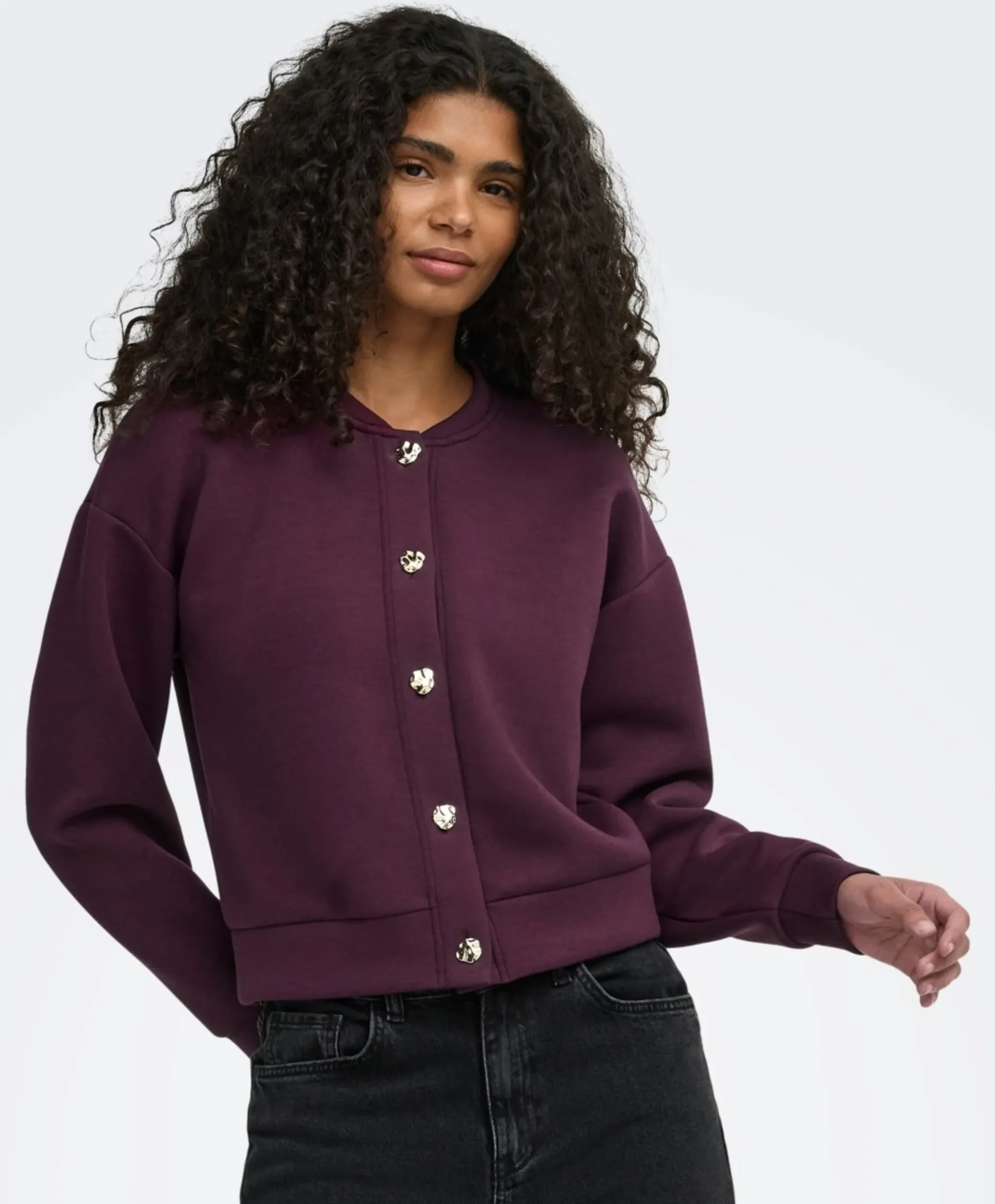 Dames vest bordeaux