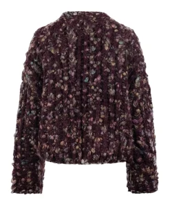Dames vest bordeaux
