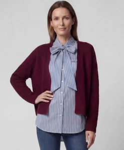 Dames vest bordeaux