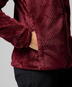 Dames vest bordeaux