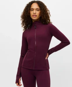 Dames vest bordeaux