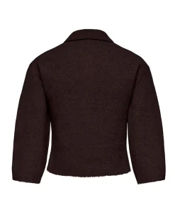 Dames vest bruin