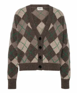 Dames vest bruin