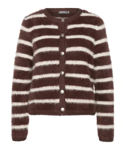 Dames vest bruin