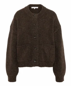 Dames vest bruin