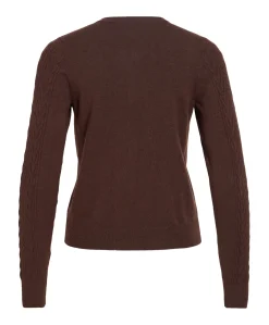Dames vest bruin