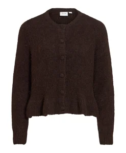 Dames vest bruin