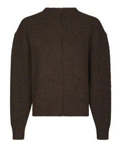 Dames vest bruin