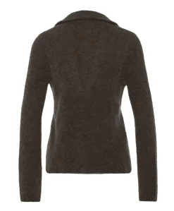 Dames vest bruin