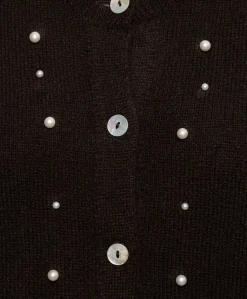 Dames vest bruin