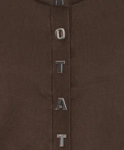 Dames vest bruin