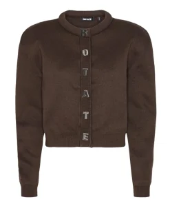 Dames vest bruin