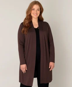 Dames vest bruin