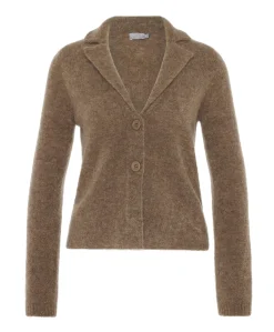 Dames vest bruin