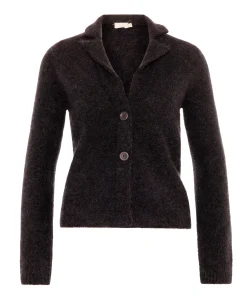 Dames vest bruin