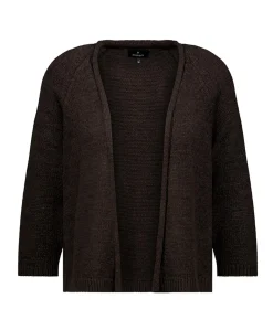 Dames vest bruin