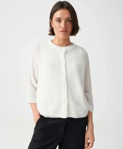 Dames vest ecru