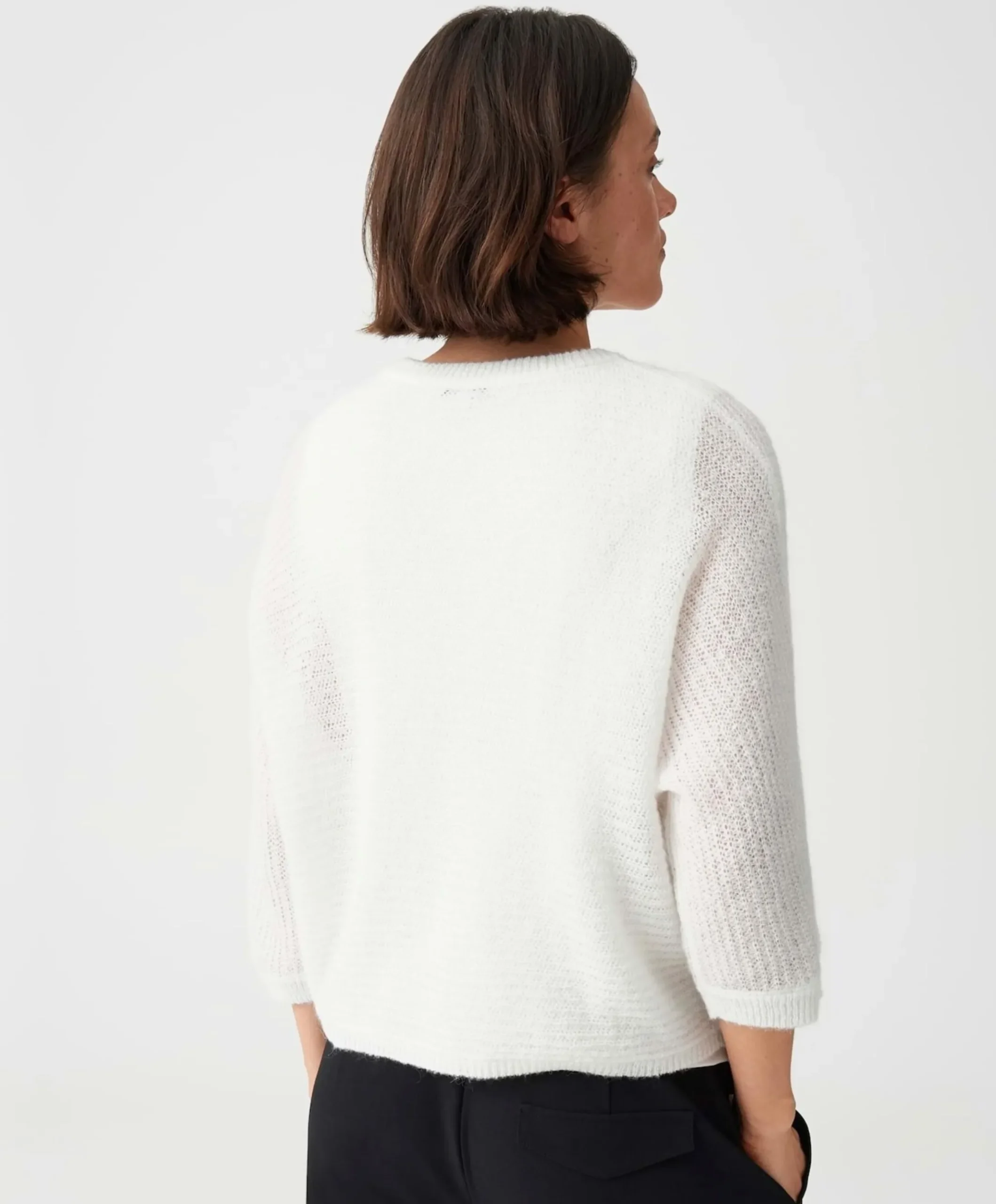 Dames vest ecru