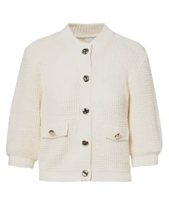 Dames vest ecru