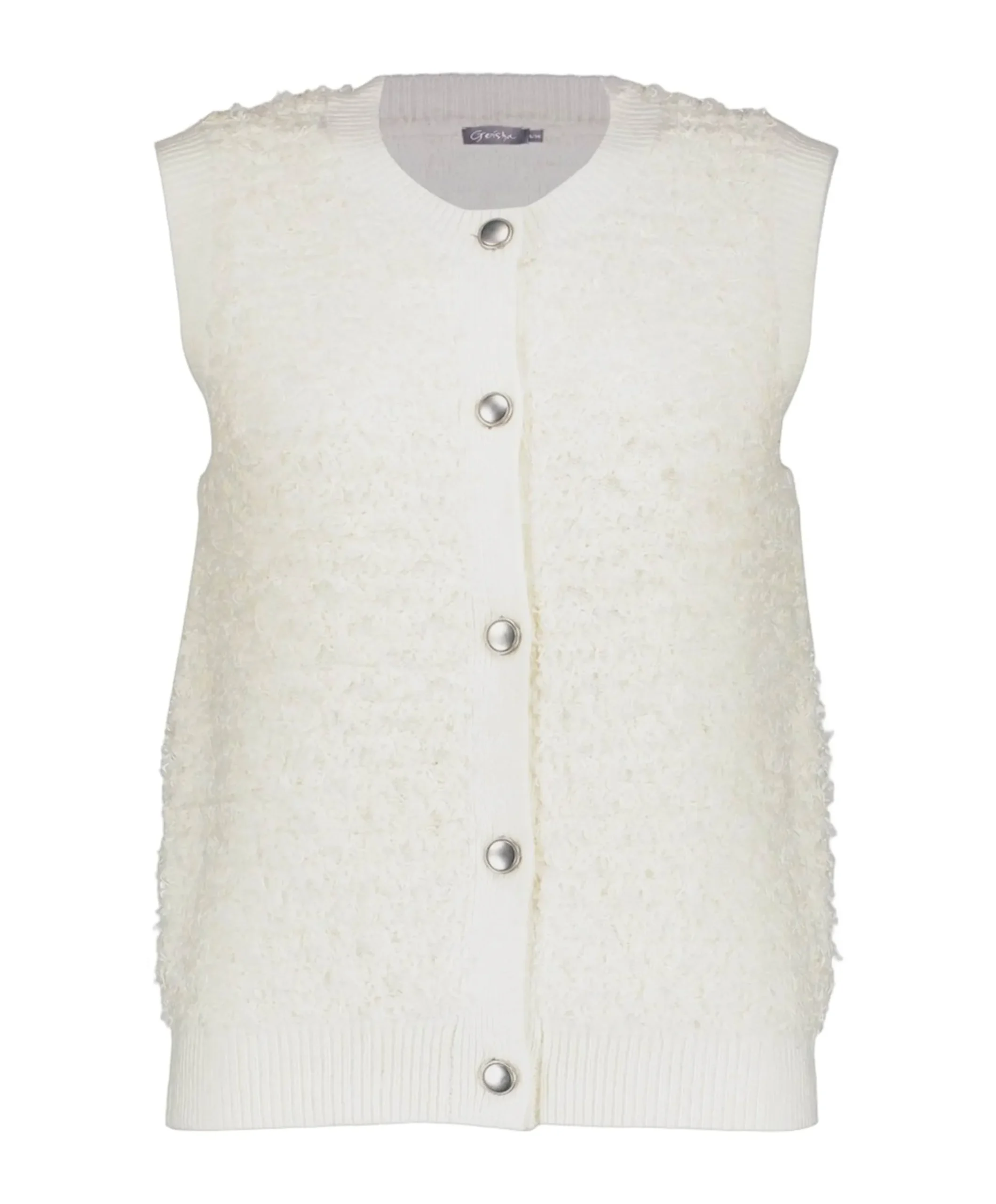 Dames vest ecru