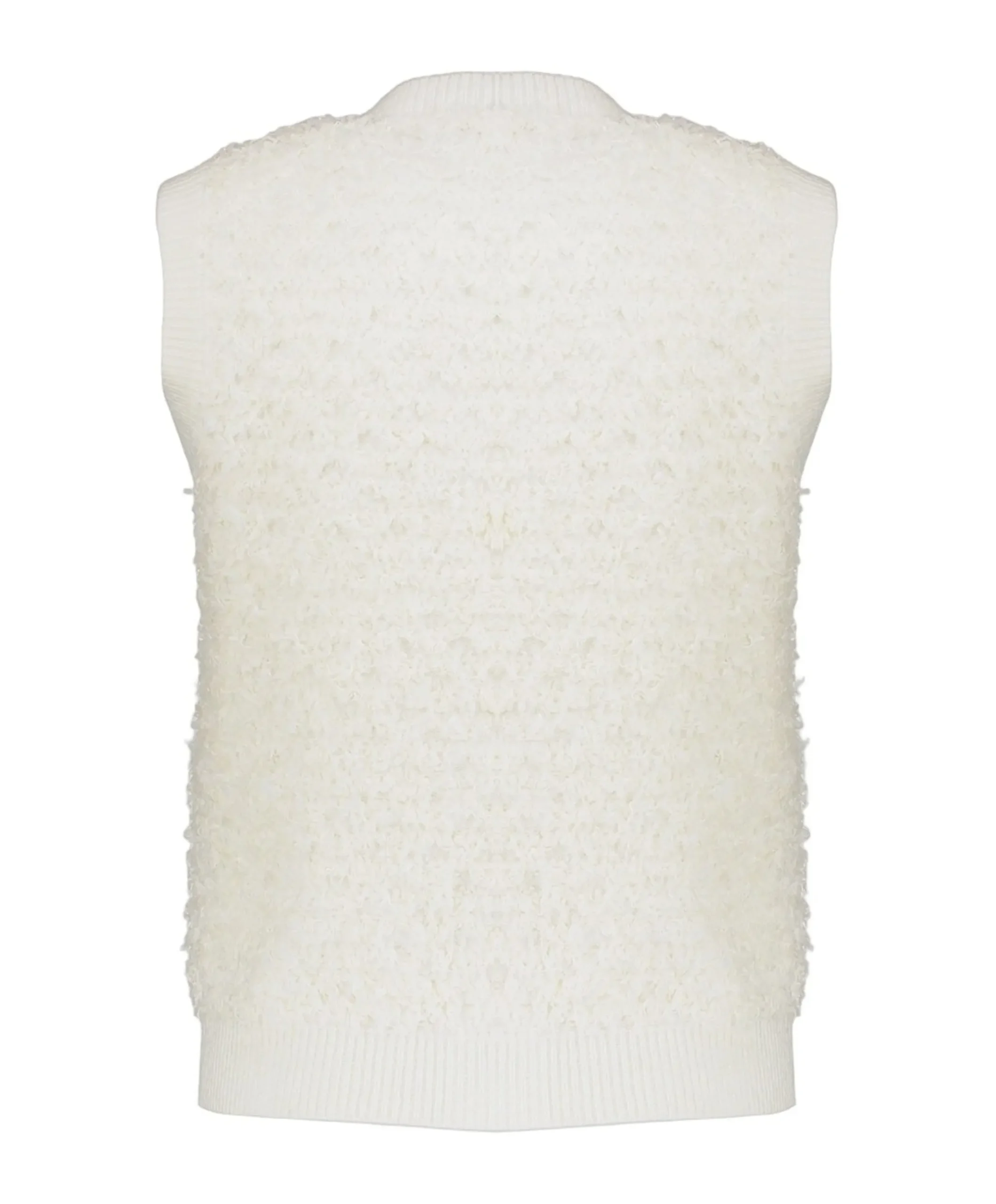 Dames vest ecru